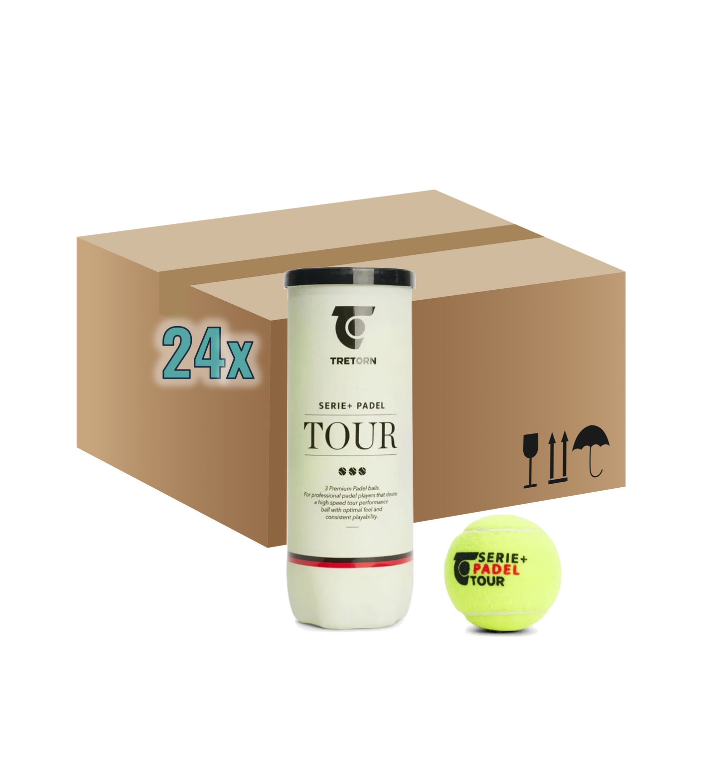 Serie+ Padel Tour - 24 Dosen im Karton